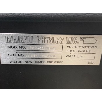 KLA-Tencor 755-616741-000 Kimball Physics EGPS-1106B-2 Electron Gun Power Supply